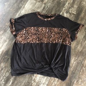EMERY ROSE 4X LEOPARD CHEETAH TOP